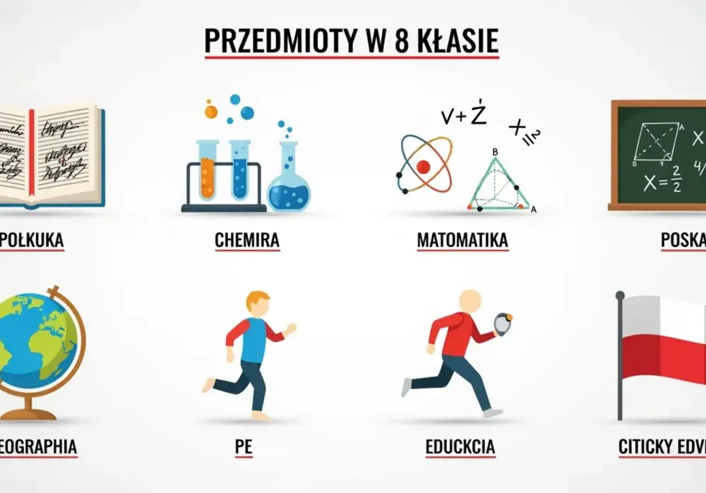 Przedmioty w 8. klasie: przewodnik po lekcjach i egzaminie ósmoklasisty