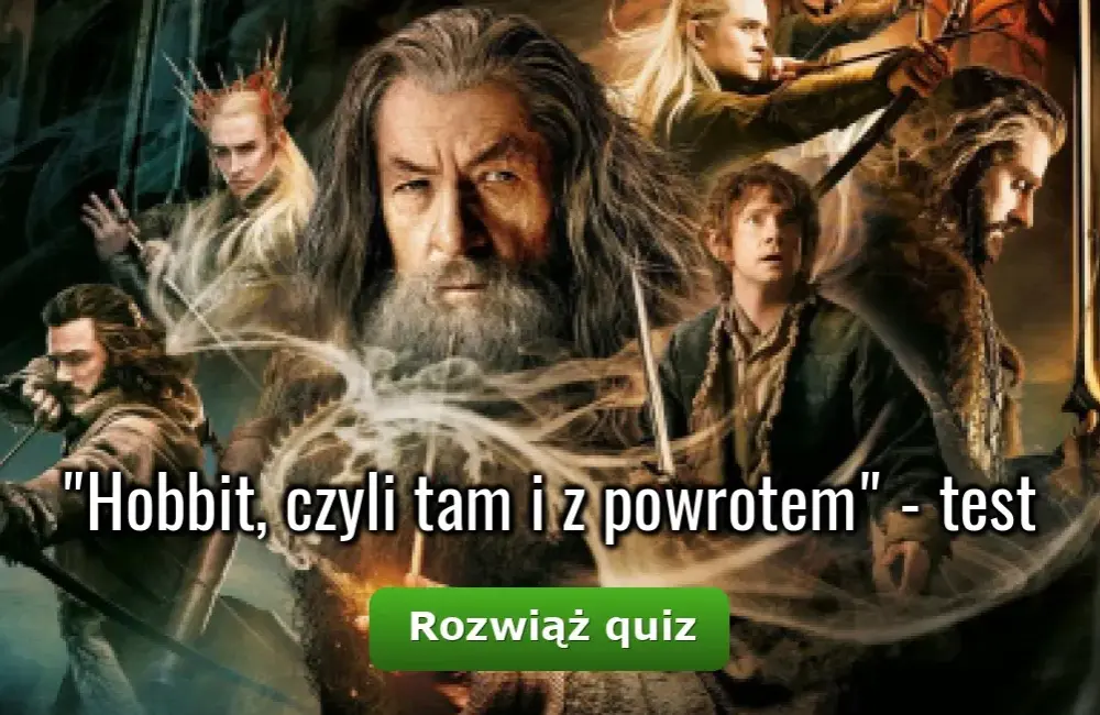 Przykładowe pytania na sprawdzianie z lektury Hobbit, które zaskoczą uczniów