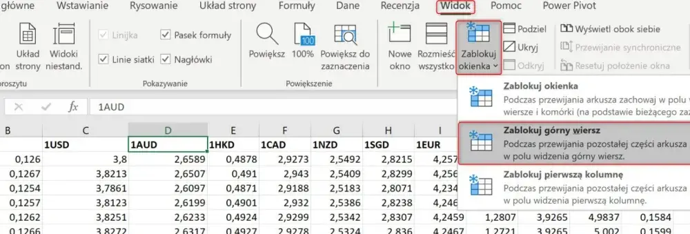 Jak zablokować wiersze w Excelu: 5 prostych kroków i triki