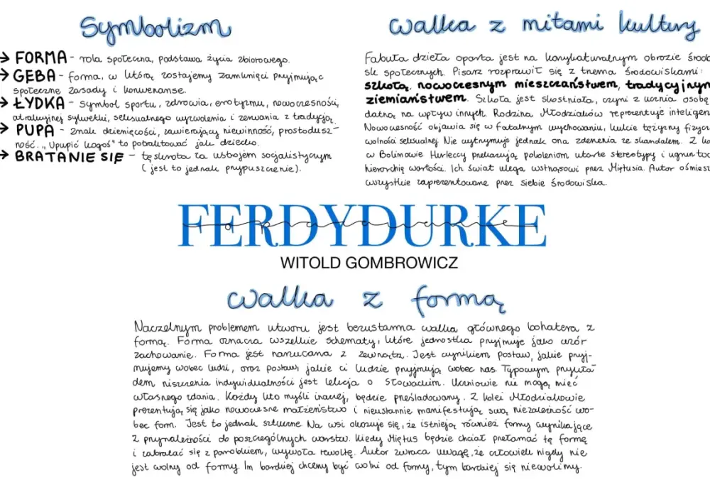 Ferdydurke: Do jakiej epoki należy? Wyjaśniamy!
