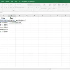 Excel: jak zrobić żeby Excel nie zmieniał liczb na daty? Użyj funkcji TEXT do formatowania daty jako tekst, np. =TEXT(D2;"dd/mm/yyyy").