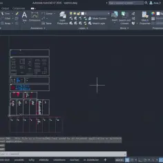 Autocad LT 2026, okno z narzędziami do tworzenia szablonów, widoczne bloki i właściwości obiektu.
