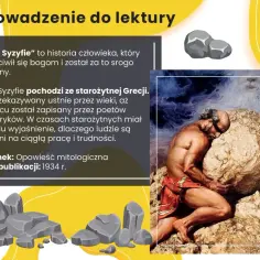 Kim był Syzyf? Człowiek z mitu, skazany na wieczne wtaczanie głazu pod górę. Obraz przedstawia jego trud.