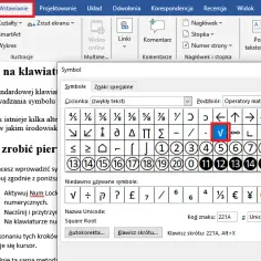 Jak zrobić pierwiastek w Wordzie: 3 proste metody krok po kroku