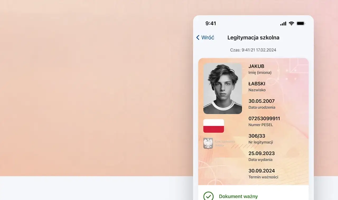 Na legitymacji szkolnej Jakuba Łabskiego, numer dokumentu to 306/33.