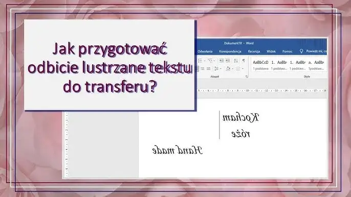 Zdjęcie Jak zrobić odbicie lustrzane w Wordzie: 5 prostych kroków