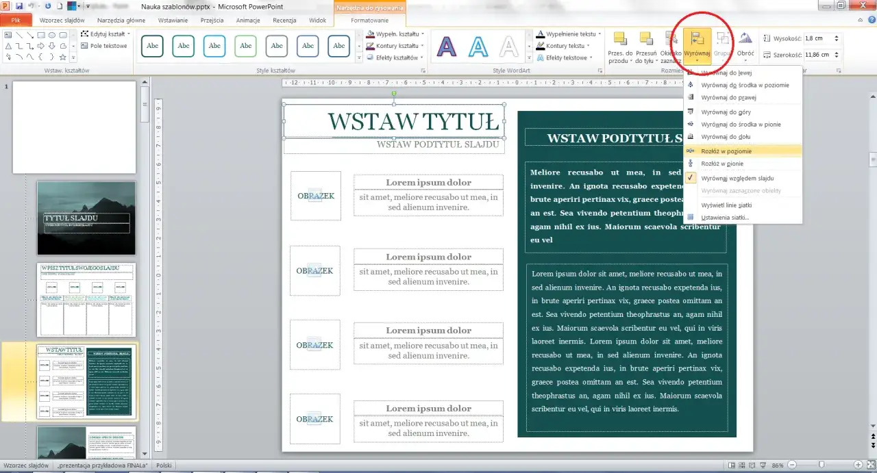 Jak stworzyć szablon PowerPoint: narzędzie 