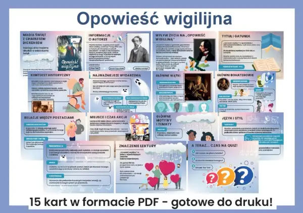 Plan wydarzeń "Opowieści wigilijnej": Kluczowe momenty lektury