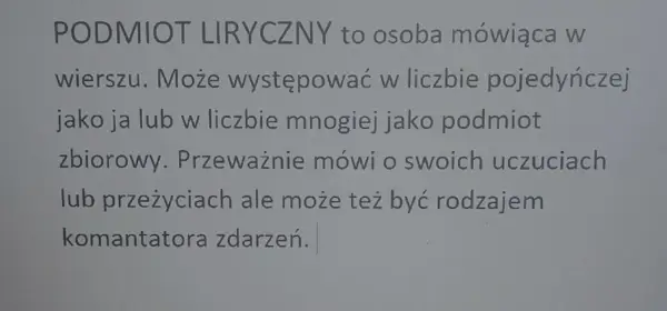 Podmiot liryczny: kim jest i jak go rozpoznać w wierszu?