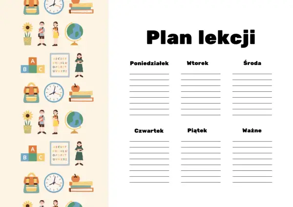 Co znika z planu lekcji w 7 klasie? Sprawdź zmiany!