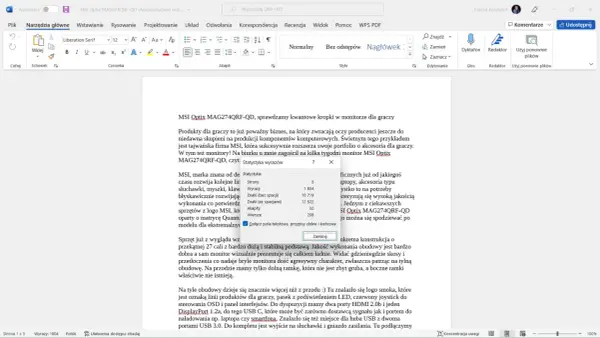 Jak sprawdzić ilość znaków w Word i uniknąć błędów w tekście