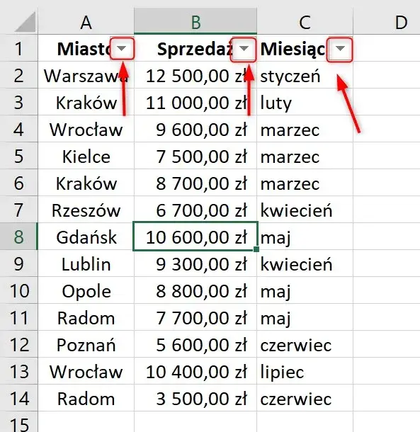Jak założyć filtry w Excelu: 5 prostych kroków dla początkujących